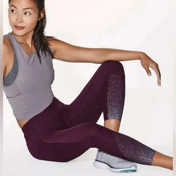 Lululemon sz 4 Tight Stuff Tight II (25") Dark Adobe great like new condition - Picture 3 of 13